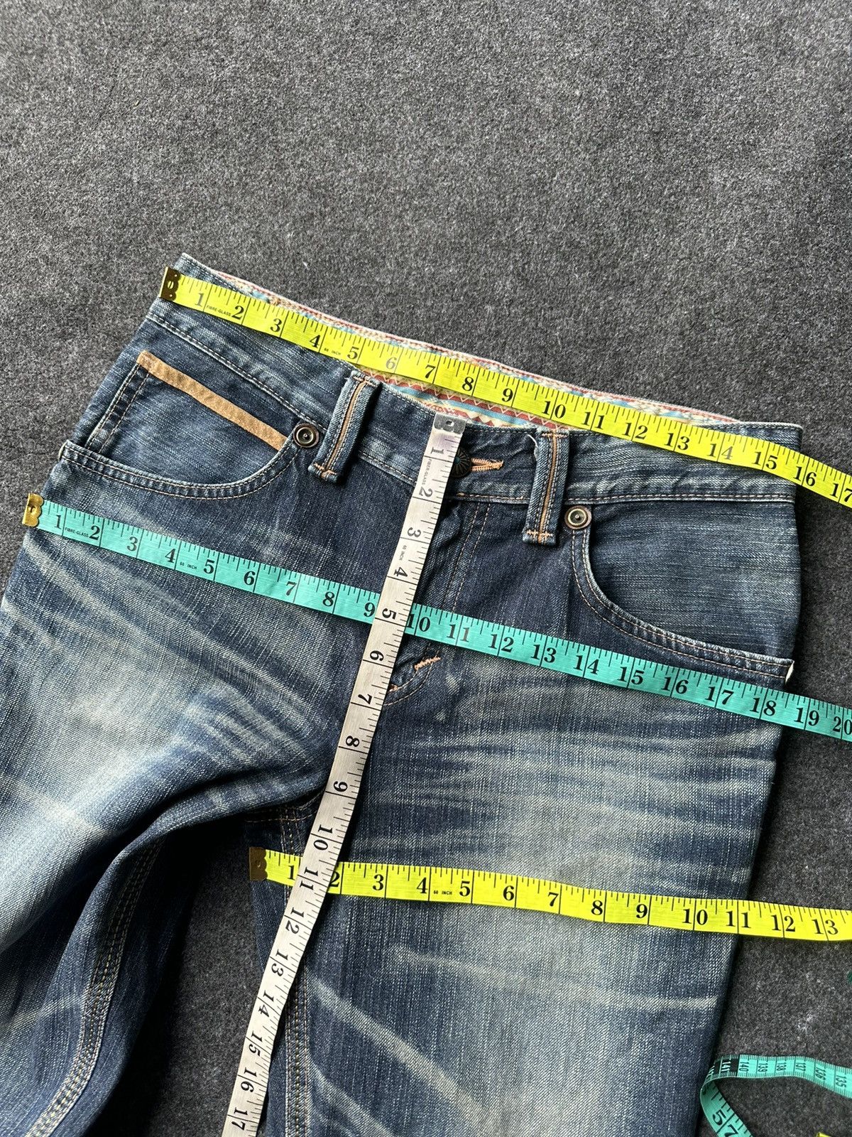 Edwin Vtg 90s Edwin Exclusive Distressed Denim 30x30 D222 Size US 30 / EU 46 - 10 Thumbnail