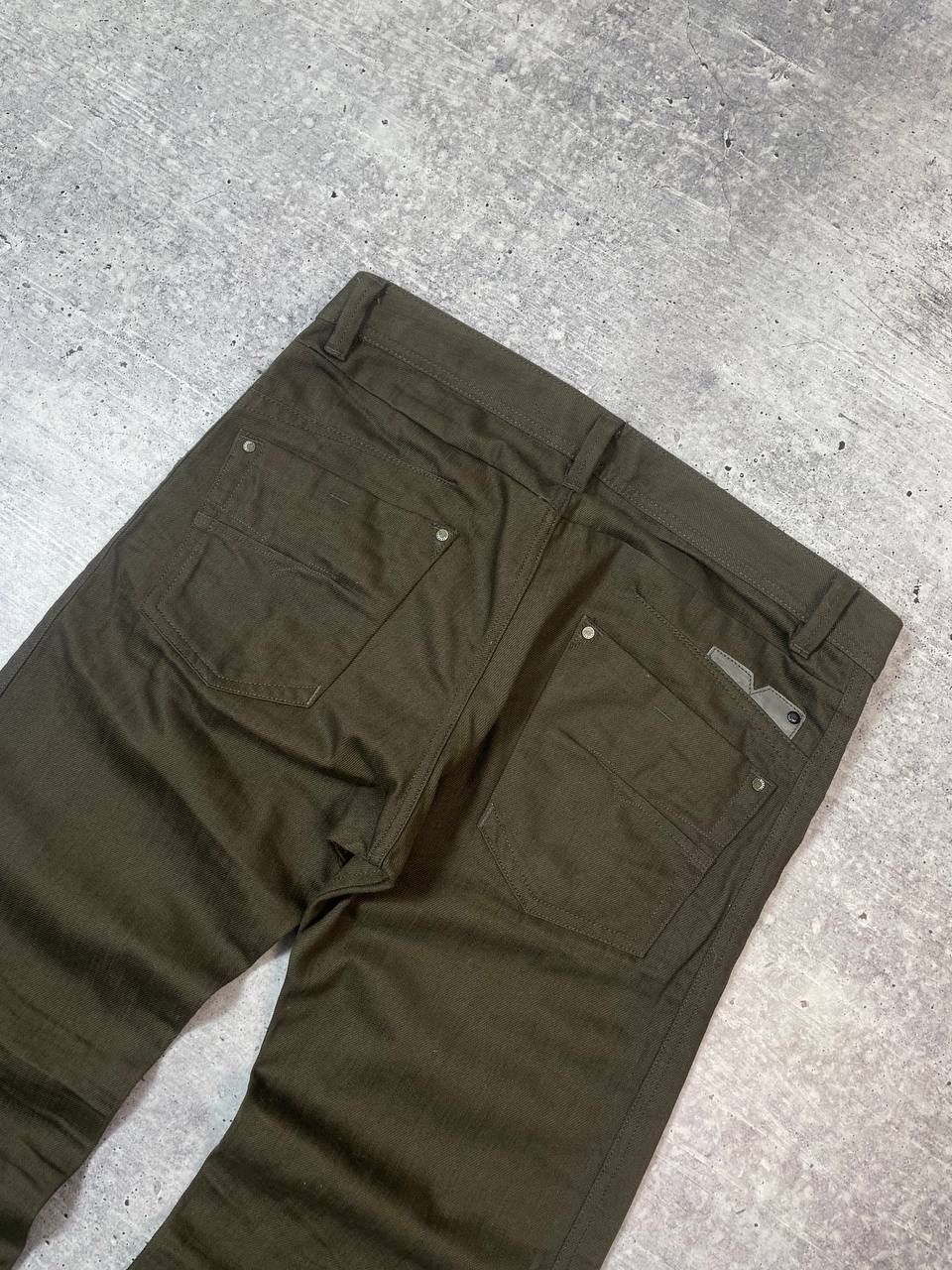 Diesel Vintage 00s Diesel Darron Bootcut Brown Denim Jeans Y2K Size US 34 / EU 50 - 6 Thumbnail