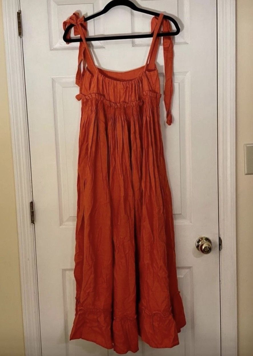 Free People Free People Endless Summer Gretchen Pinafore Maxi Dress Size S / US 4 / IT 40 - 4 Thumbnail