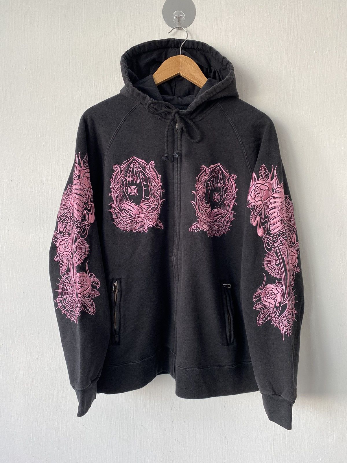Japanese Brand J.K.P.D Embroided Pullover Hoodie Size US XL / EU 56 / 4 - 5 Thumbnail