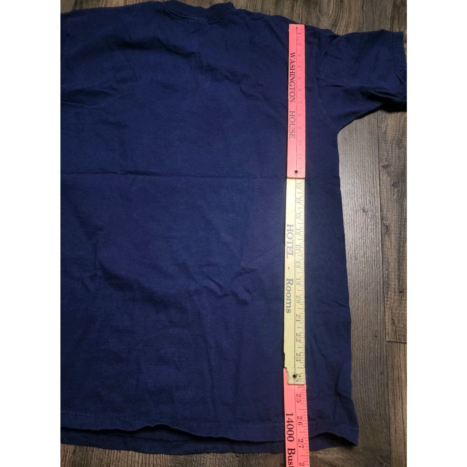 Gildan VINTAGE 90s Gildan T Shirt Adult Large Blue Kansas Sunflowers Patriotic Graphic Print Mens Size L / US 10 / IT 46 - 2 Thumbnail