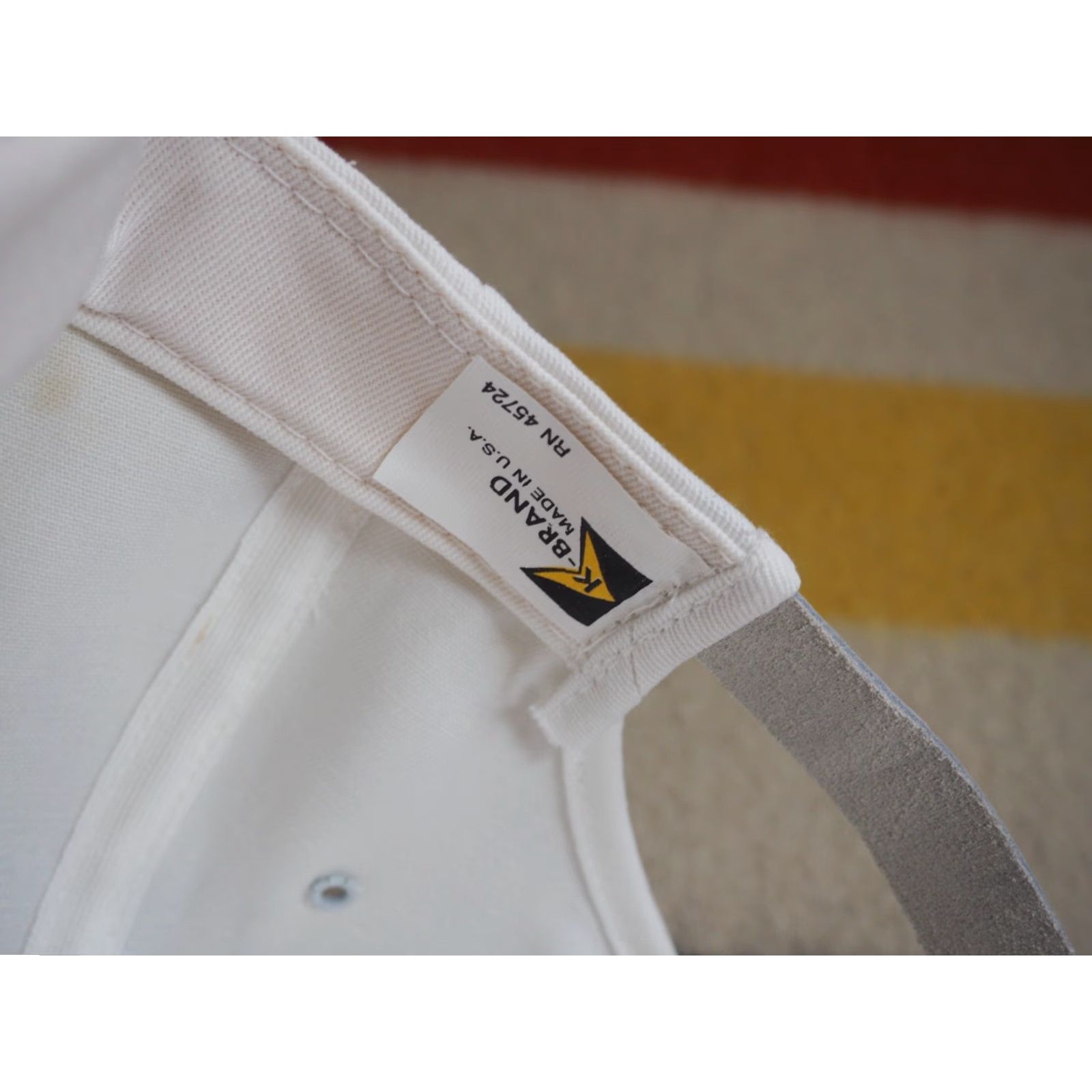 Vintage VTG 80s K-Brand Nitrogen Nitrofoam Chemical White Strapback Trucker Hat Cap OSFM Size ONE SIZE - 6 Thumbnail