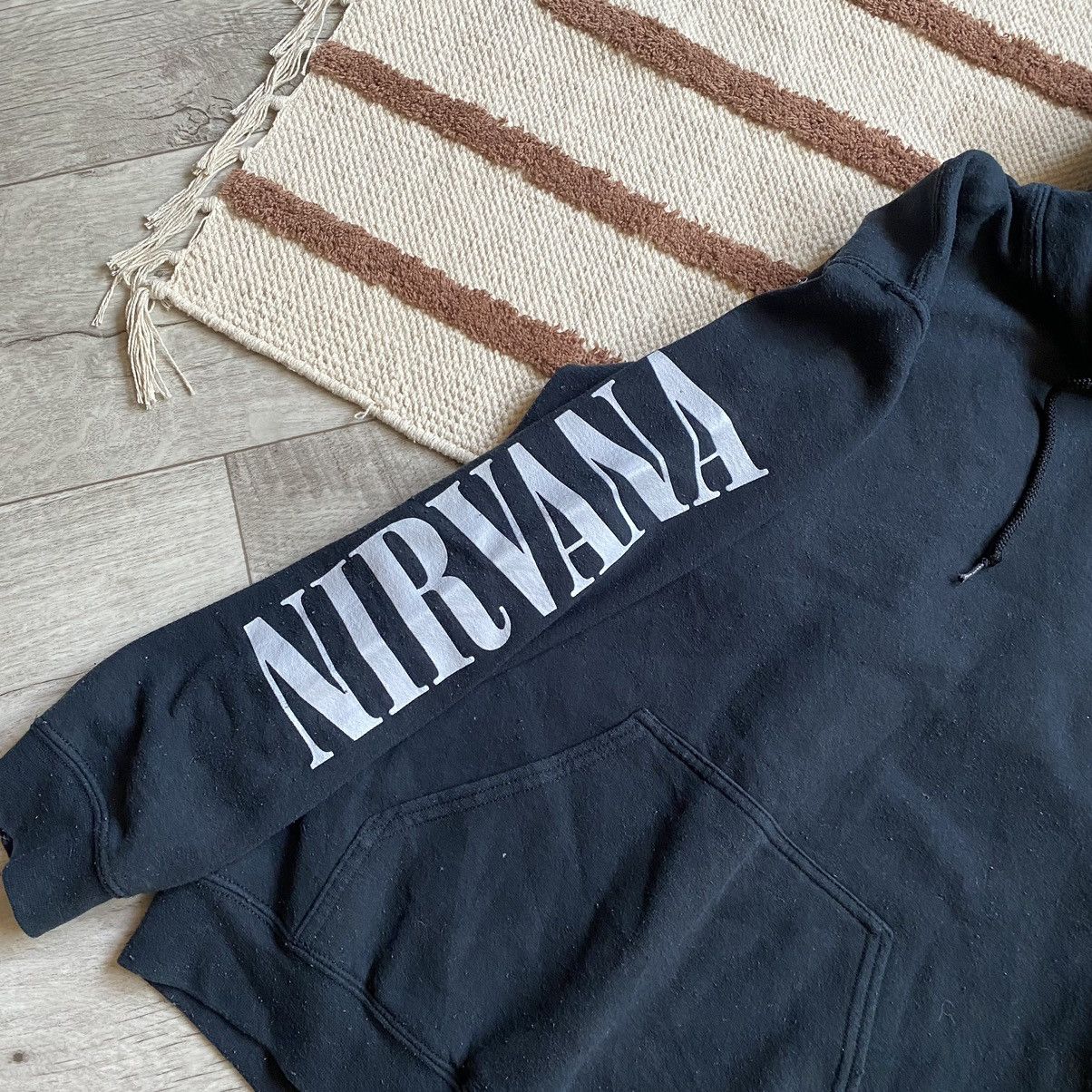 Band Tees VINTAGE NIRVANA VESTIBULE GRUNGE BAND KURT COBAIN HOODIE Size US S / EU 44-46 / 1 - 4 Thumbnail
