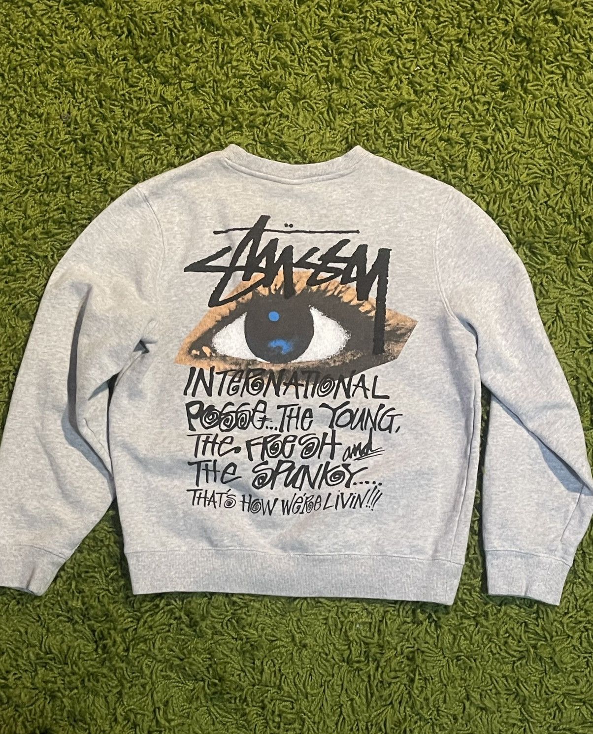 Stussy Stussy Ocular Crew Sweatshirt Size US S / EU 44-46 / 1 - 2 Thumbnail
