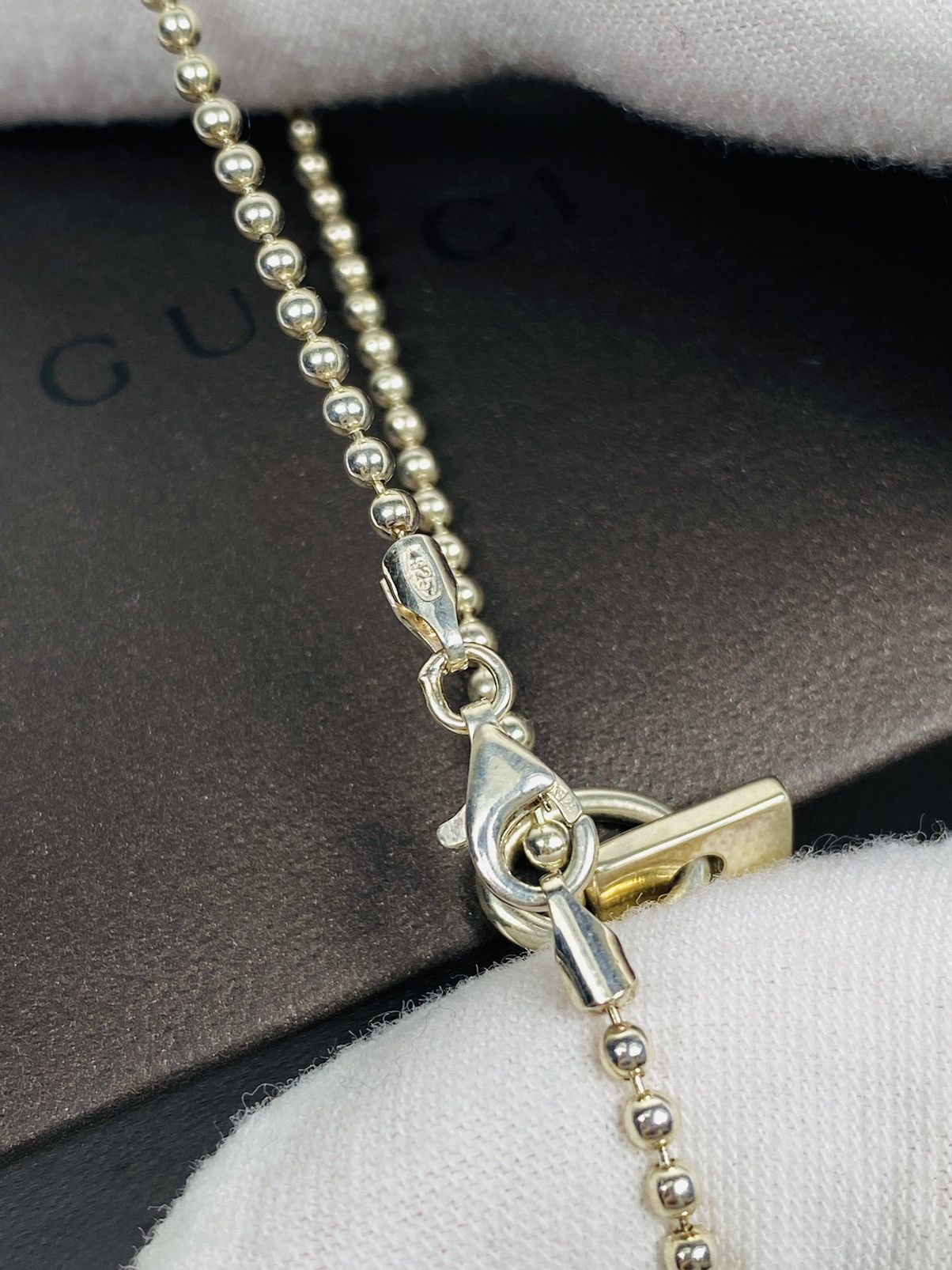 Gucci Gucci .925 Silver Logo Bracelet Size ONE SIZE - 6 Thumbnail