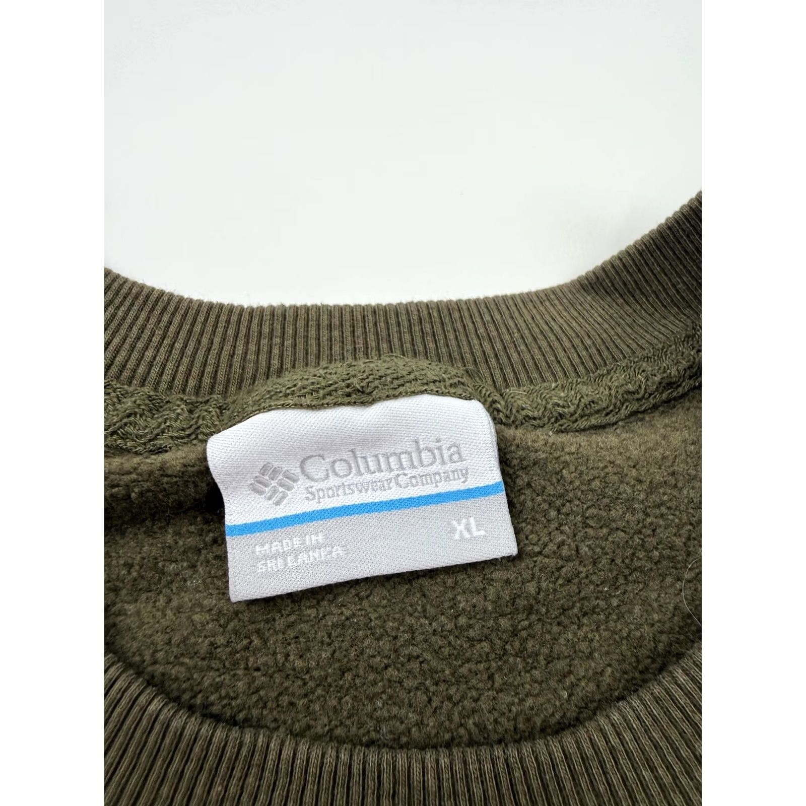Vintage Columbia Sweatshirt Womens XL Green Fleece Crewneck Pullover Outdoor Solid Logo Size XL / US 12-14 / IT 48-50 - 4 Thumbnail