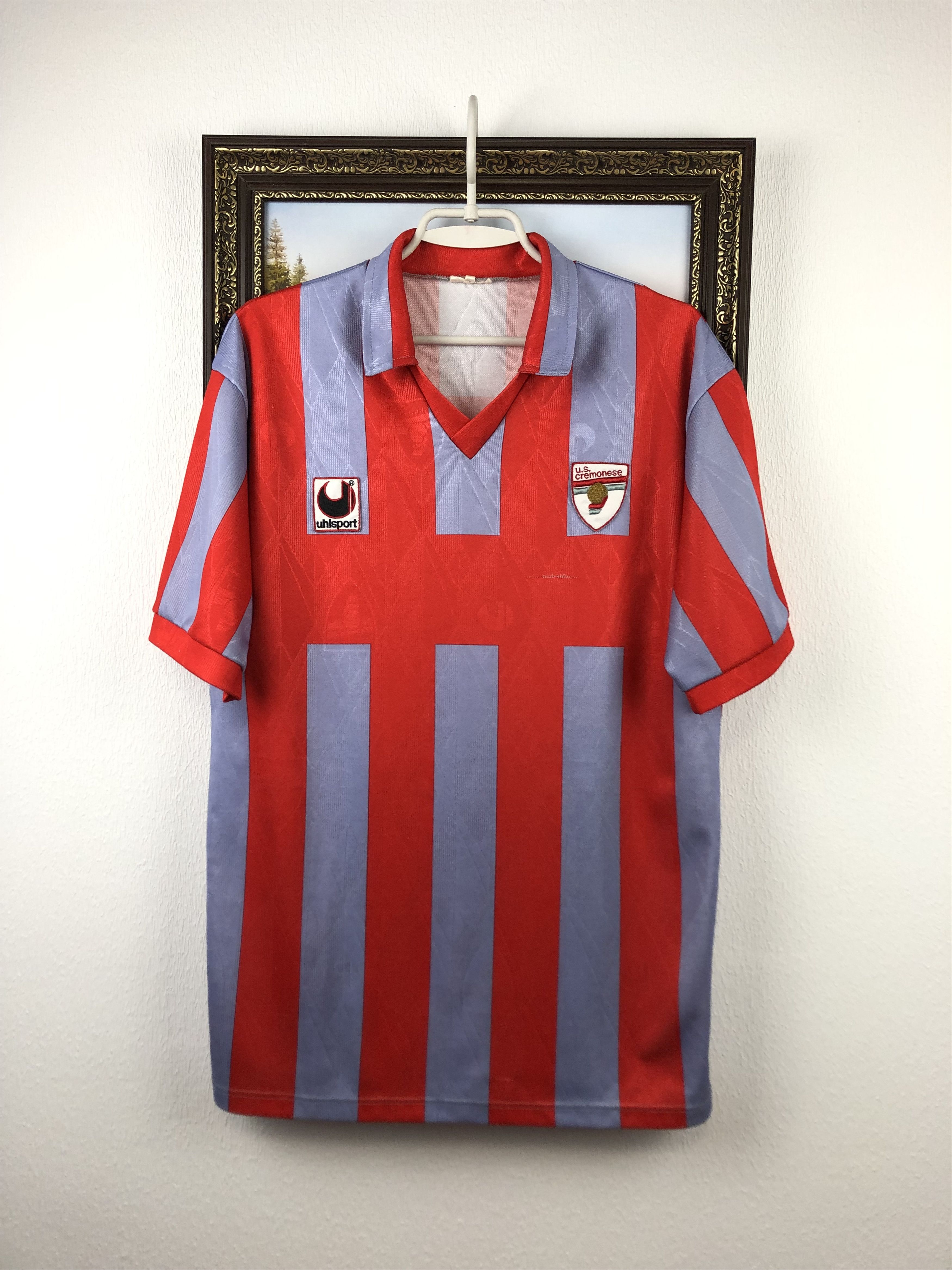 Vintage U.S. Cremonese Home football shirt 1992/1995 Soccer Jersey Size US M / EU 48-50 / 2 - 1 Thumbnail