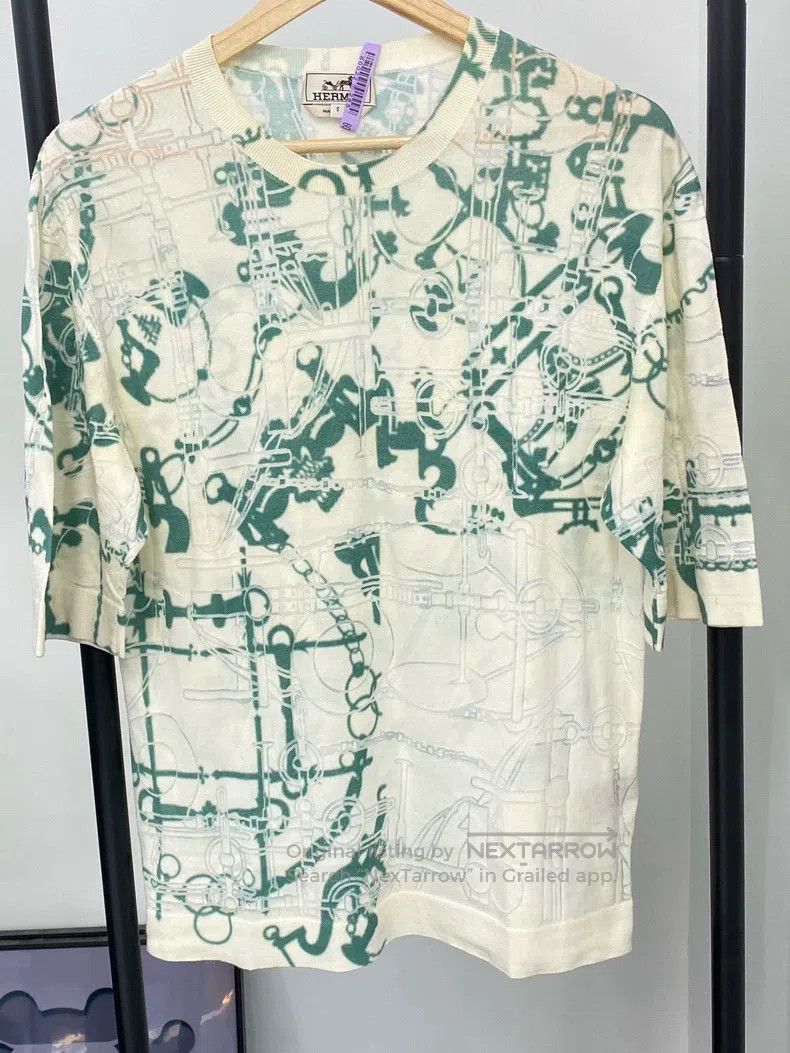 Hermes Spring/Summer Knit Pattern Short Sleeve