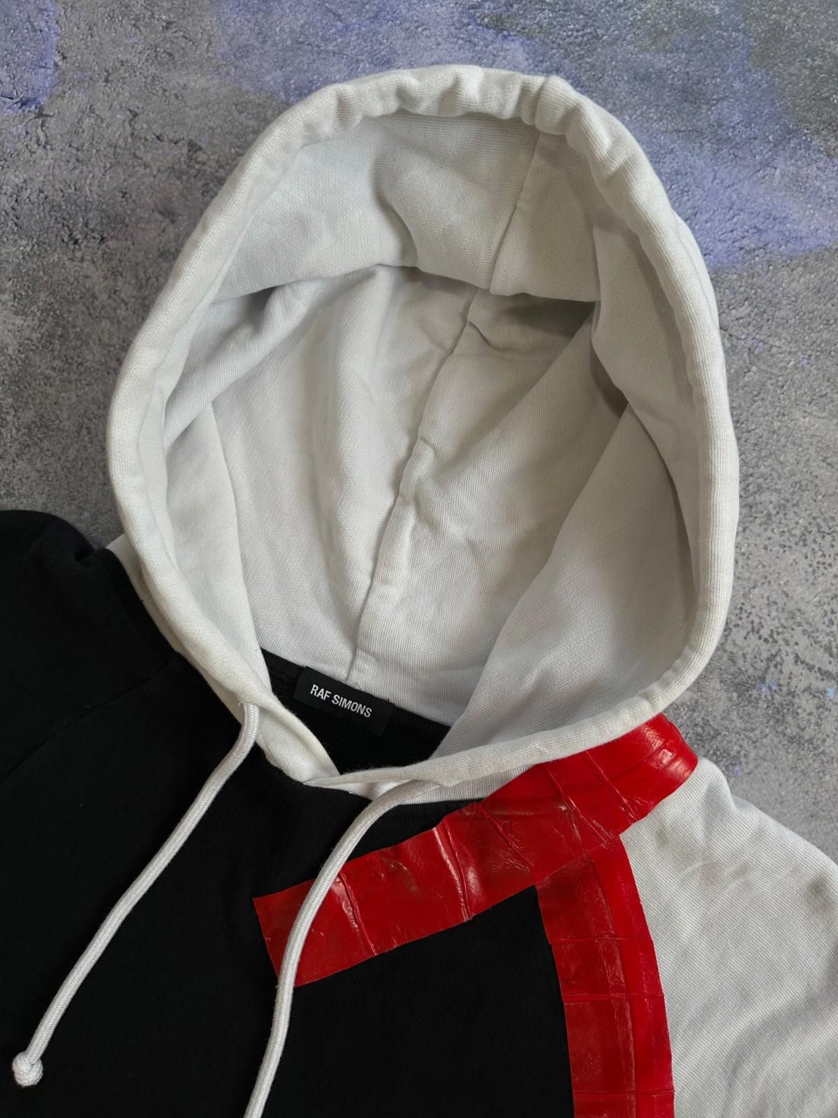 Raf Simons RAF Simons 17-18 AW Raw Edge Hoodie Sz XL Size US XL / EU 56 / 4 - 5 Thumbnail