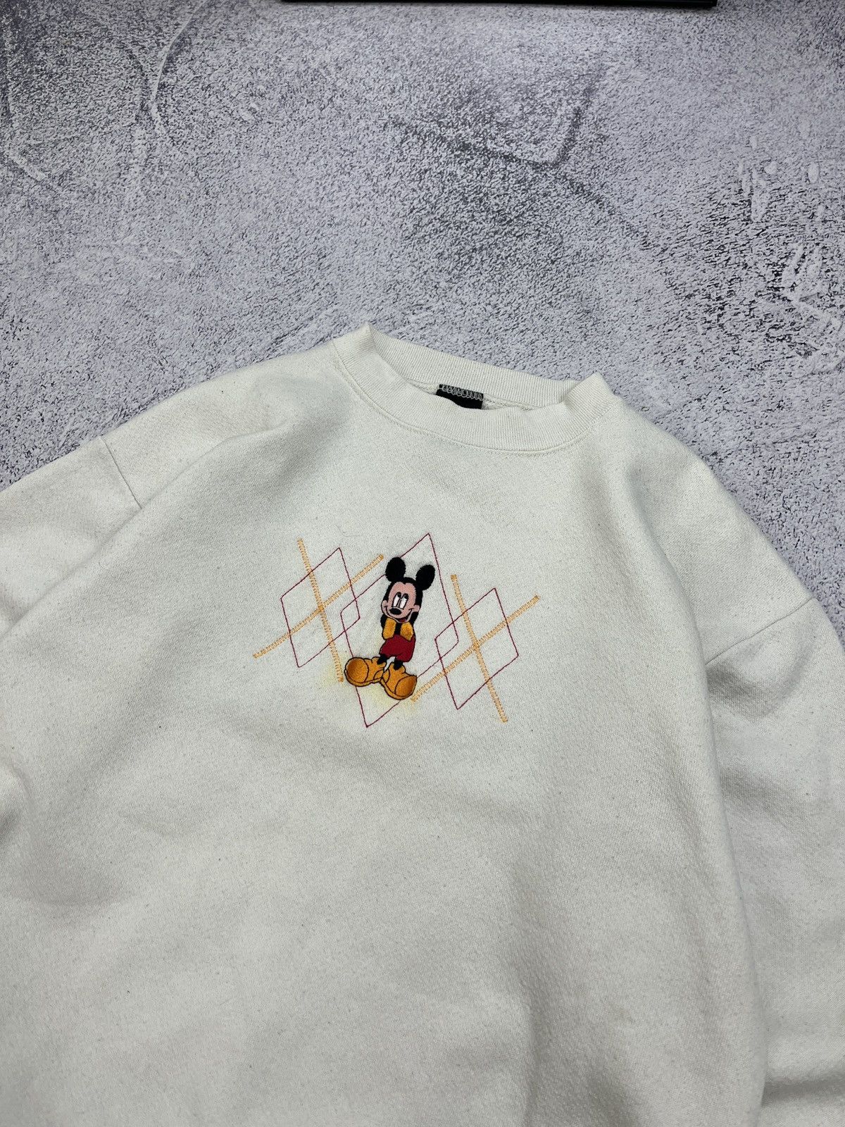 Disney × Mickey Unlimited × Vintage Vintage 90’s Mickey Unlimited Mickey Mouse Sweatshirt Rare Size US S / EU 44-46 / 1 - 5 Thumbnail