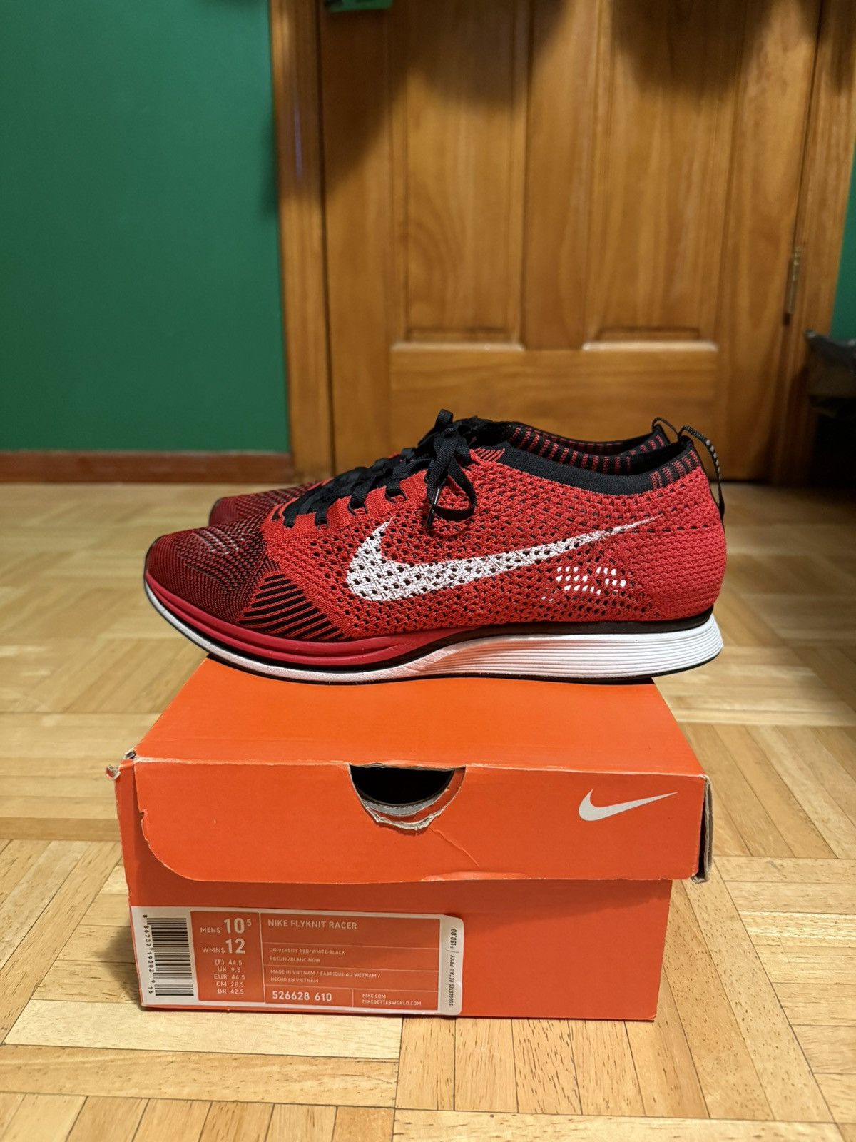 Nike Flyknit Racer University Red 2013