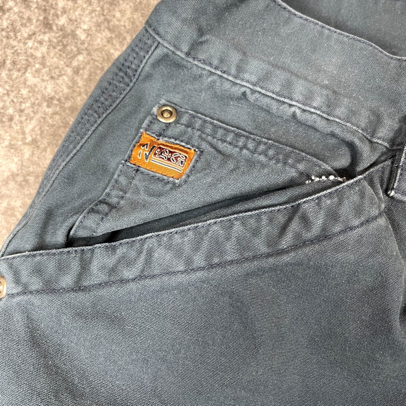 Vintage VINTAGE Nesi A.G. Pants 34L Black Cargo Pockets Wide Leg Baggie Skate Mens Size US 34 / EU 50 - 4 Thumbnail