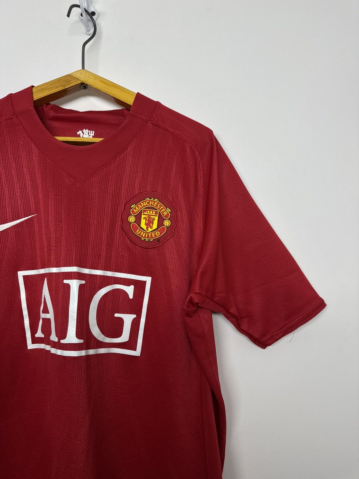 Nike Vintage Nike Manchester United 2007-09 Home Soccer Jersey Size US M / EU 48-50 / 2 - 7 Thumbnail