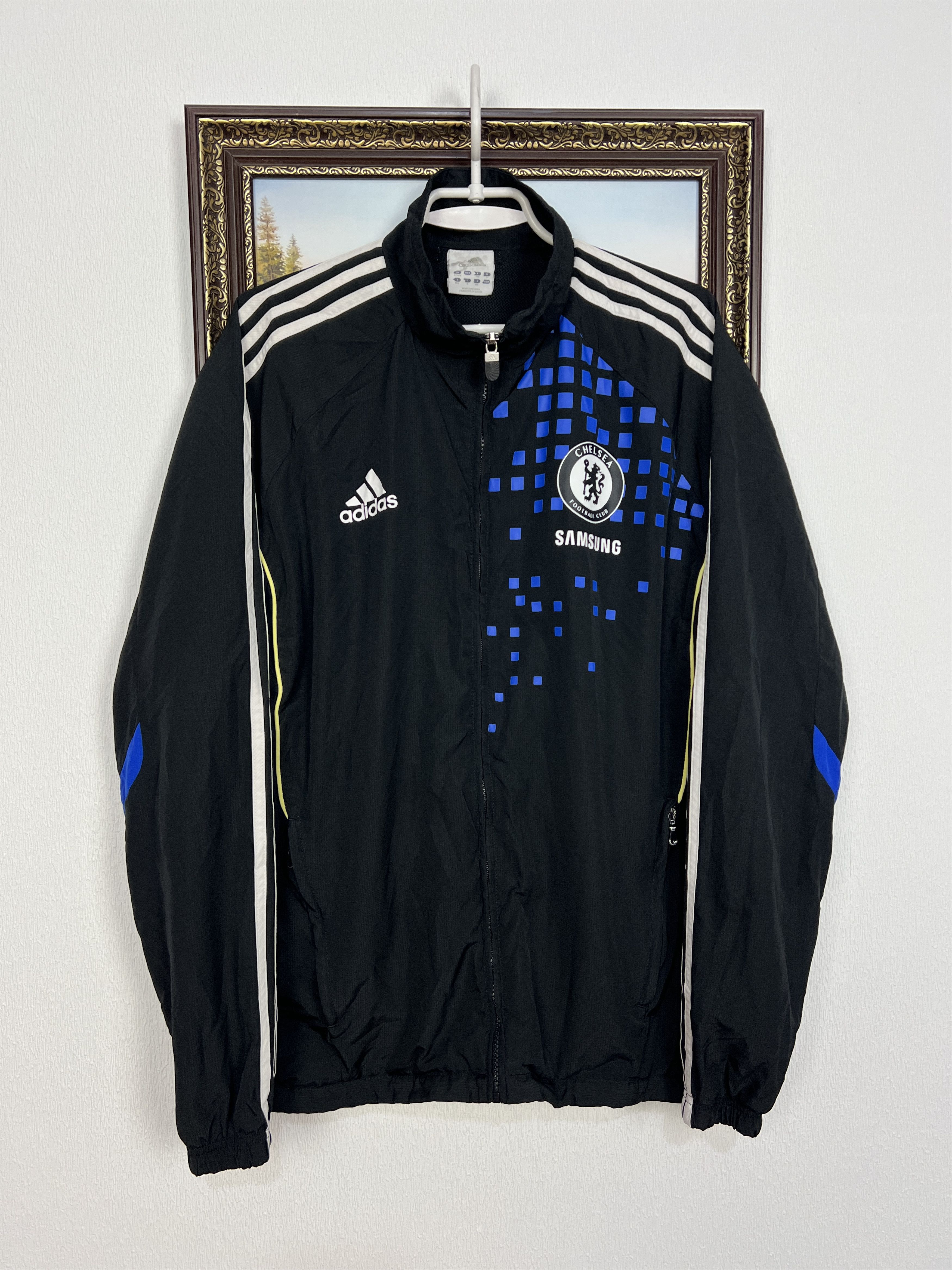 Adidas Vintage Chelsea Football Jacket Soccer Track Top Rare Hype Size US L / EU 52-54 / 3 - 1 Thumbnail