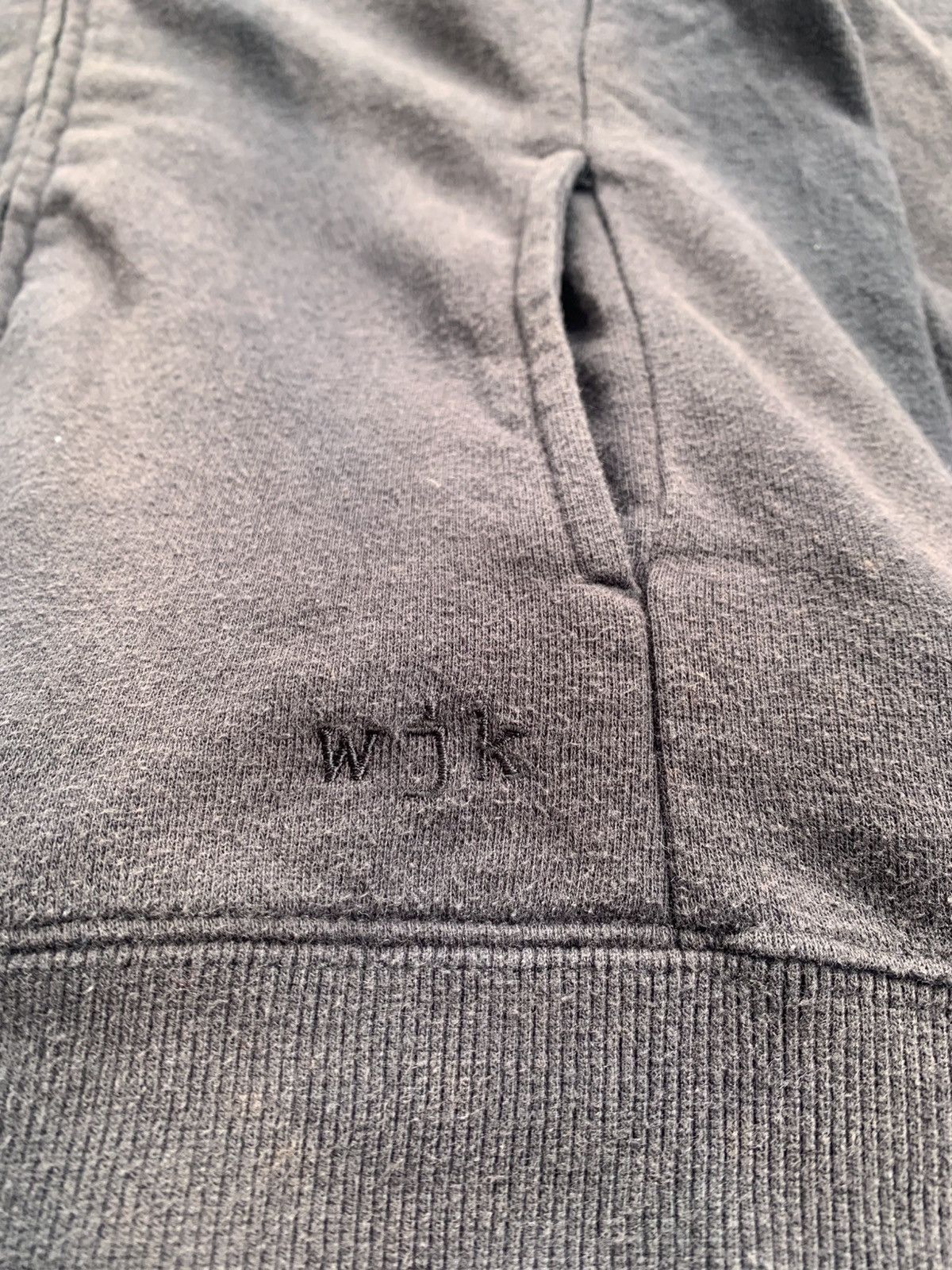 wjk WJK Japanese Sunfaded Distressed Black Jacket Hoodie Size M / US 6-8 / IT 42-44 - 5 Thumbnail