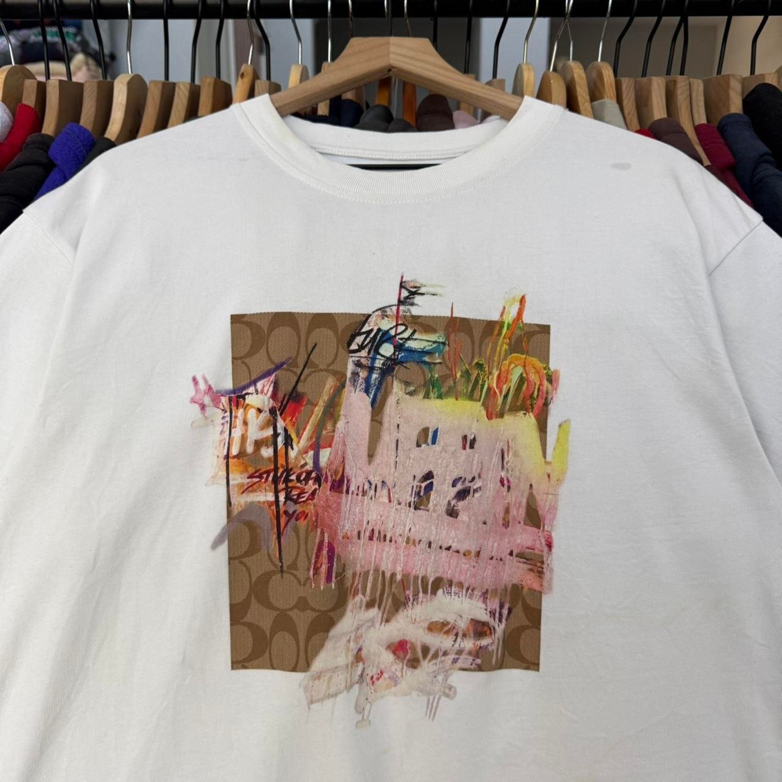 Coach Coach Mint Serf Designer T-Shirt White Size US L / EU 52-54 / 3 - 2 Thumbnail