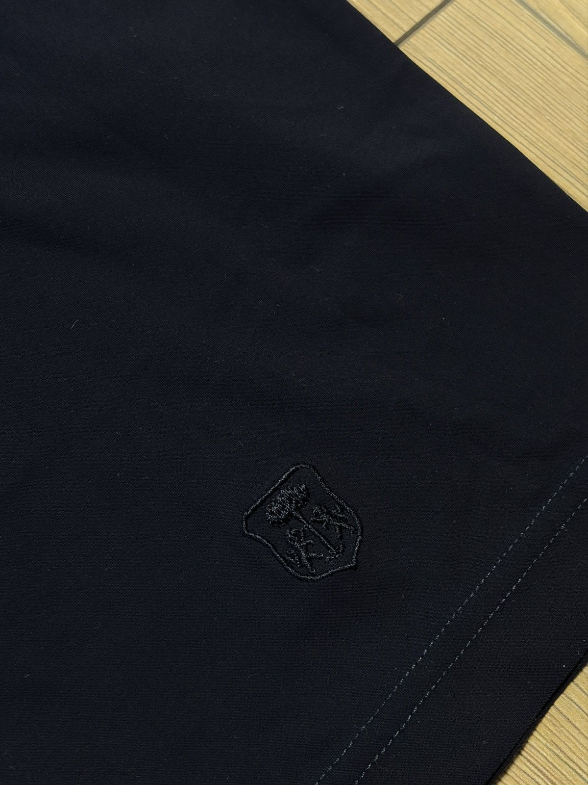Corneliani Corneliani Polyamide Navy Blue Crewneck T-shirt Size US XL / EU 56 / 4 - 7 Thumbnail