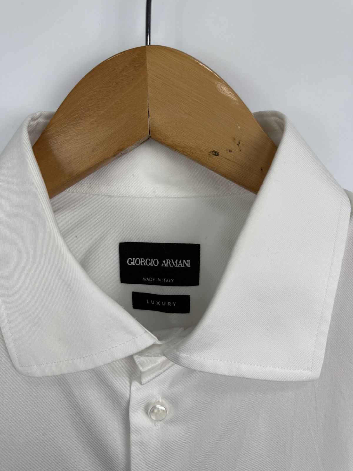 Giorgio Armani 🇮🇹 Giorgio Armani Luxury Button Up Shirt Made in Italy Rare Size US M / EU 48-50 / 2 - 5 Thumbnail
