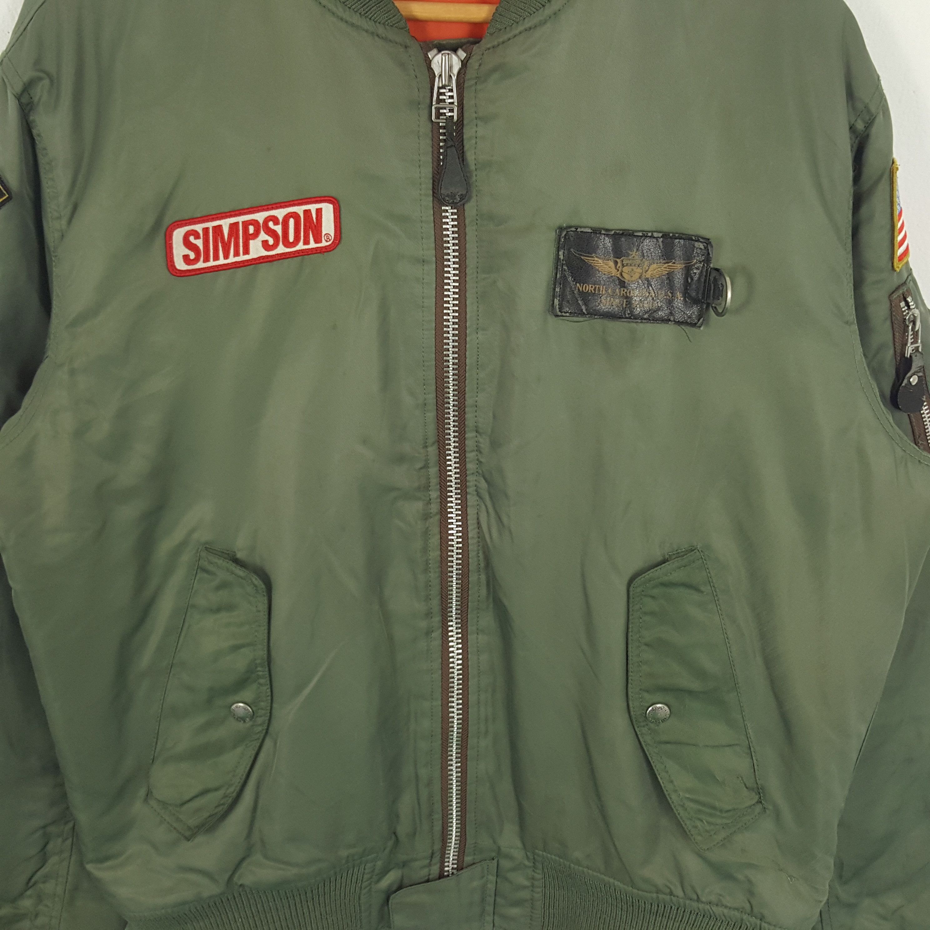 The Simpsons × Vintage Vintage Simpson North Carolina Motorsports Racing Jacket Size US L / EU 52-54 / 3 - 4 Thumbnail