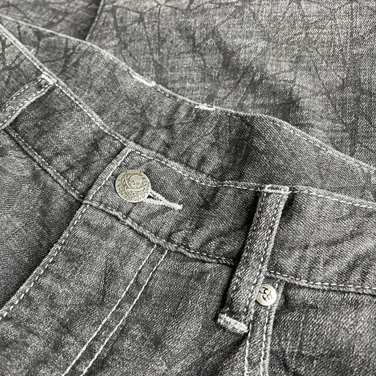 Japanese Brand BBCO Cracked Print Lightweight Denim Jeans Size US 32 / EU 48 - 5 Thumbnail
