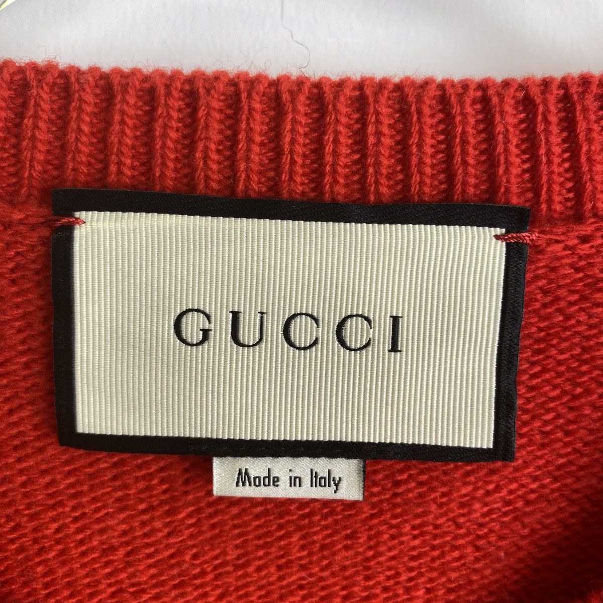 Gucci Gucci Insect Jacquard Long Sleeve Pullover Unisex K26WX Size US S / EU 44-46 / 1 - 5 Thumbnail