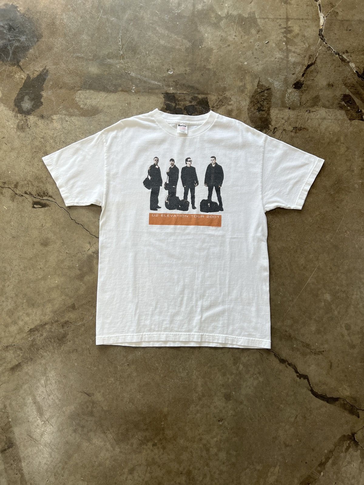 Band Tees × Vintage Vintage U2 Elevation Tour 2001 Tee Sz. Large Size US L / EU 52-54 / 3 - 2 Thumbnail