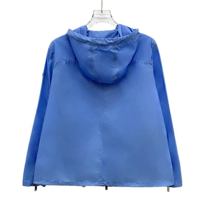 Prada Prada Blue Hooded Jacket with Triangle Logo -2505 Size US M / EU 48-50 / 2 - 2 Thumbnail