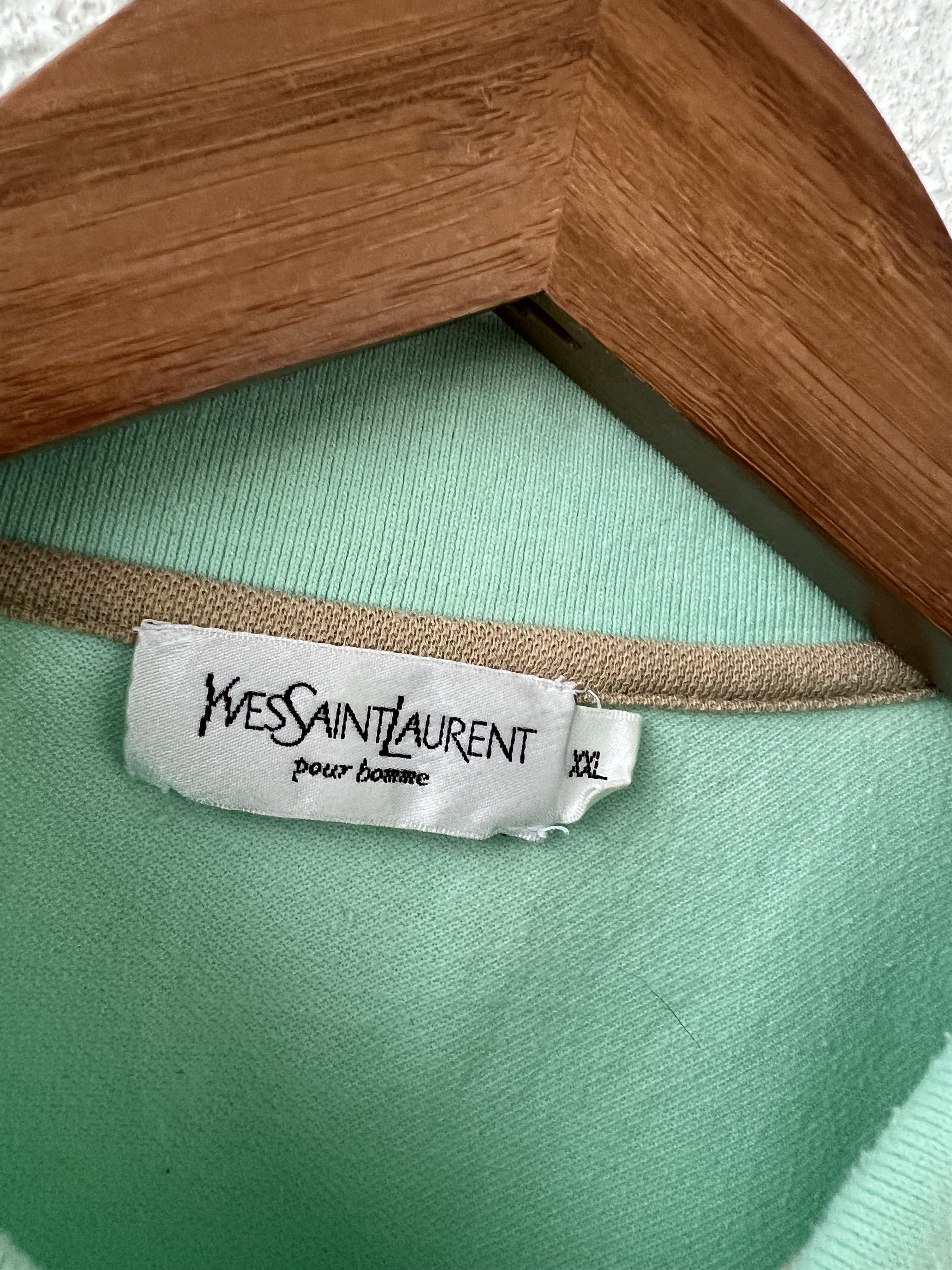 Yves Saint Laurent Yves Saint Laurent Polo Shirt XL-XXL Size US XL / EU 56 / 4 - 3 Thumbnail