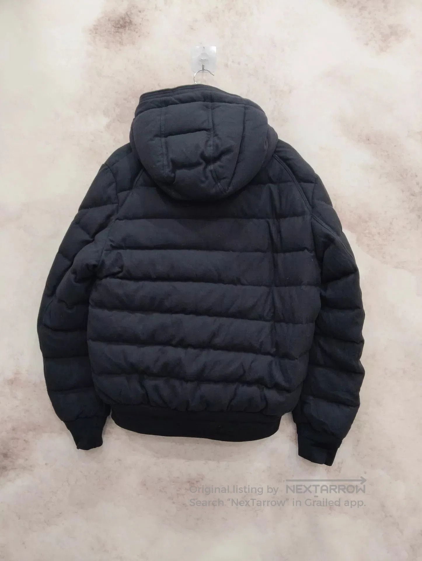 Moncler Black Puffer Hooded Jacket - XL. Size US XL / EU 56 / 4 - 2 Thumbnail