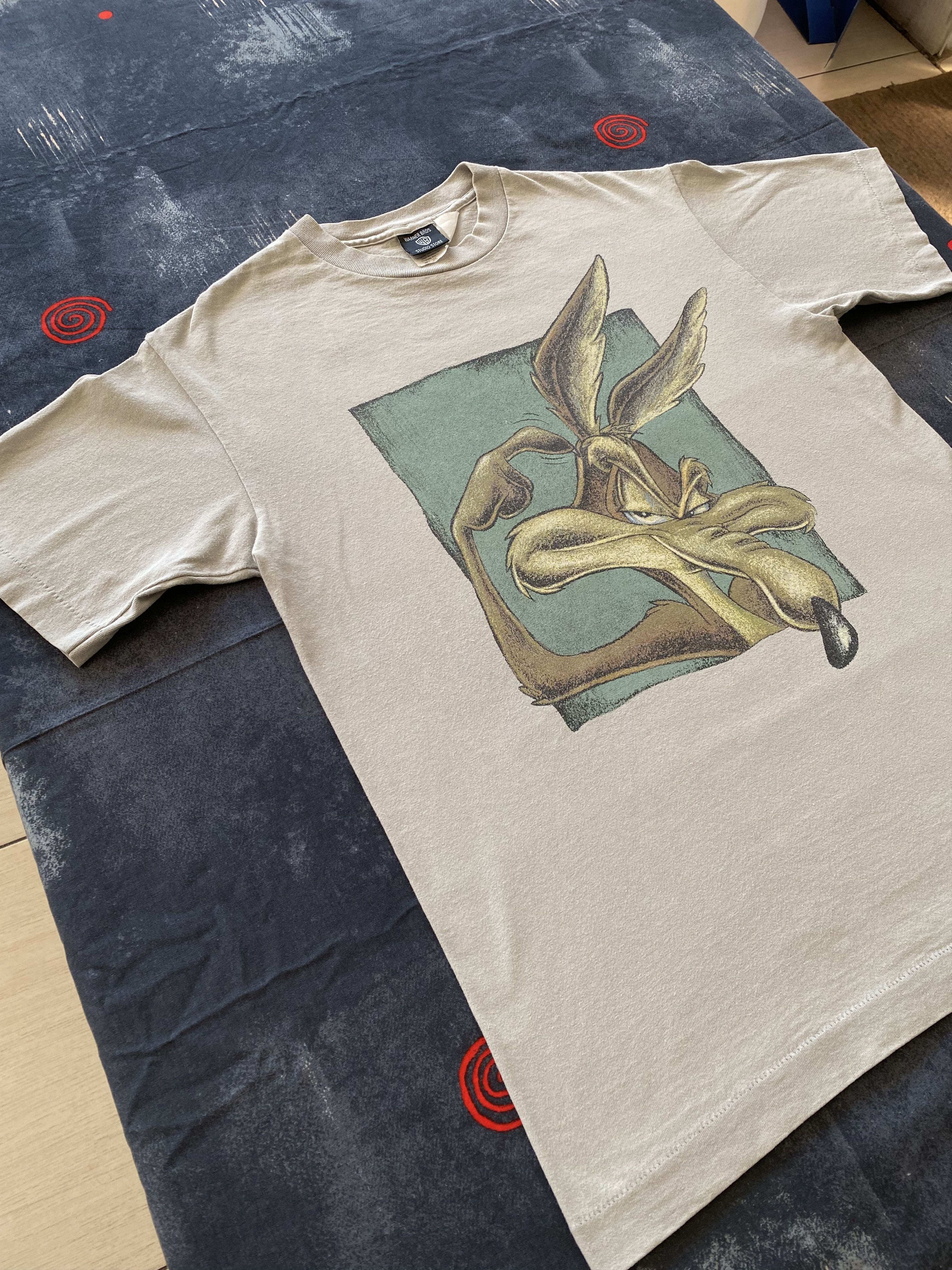 Cartoon Network Vintage 1995 Looney Tunes Wile E. Coyote T-shirt Size US M / EU 48-50 / 2 - 12 Thumbnail