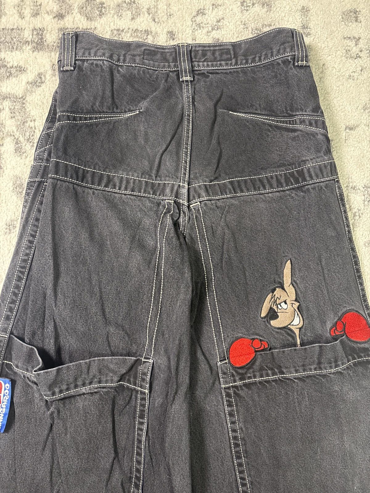 JNCO JNCO 34 INCH KANGAROO BLACK DENIM Size US 30 / EU 46 - 5 Thumbnail