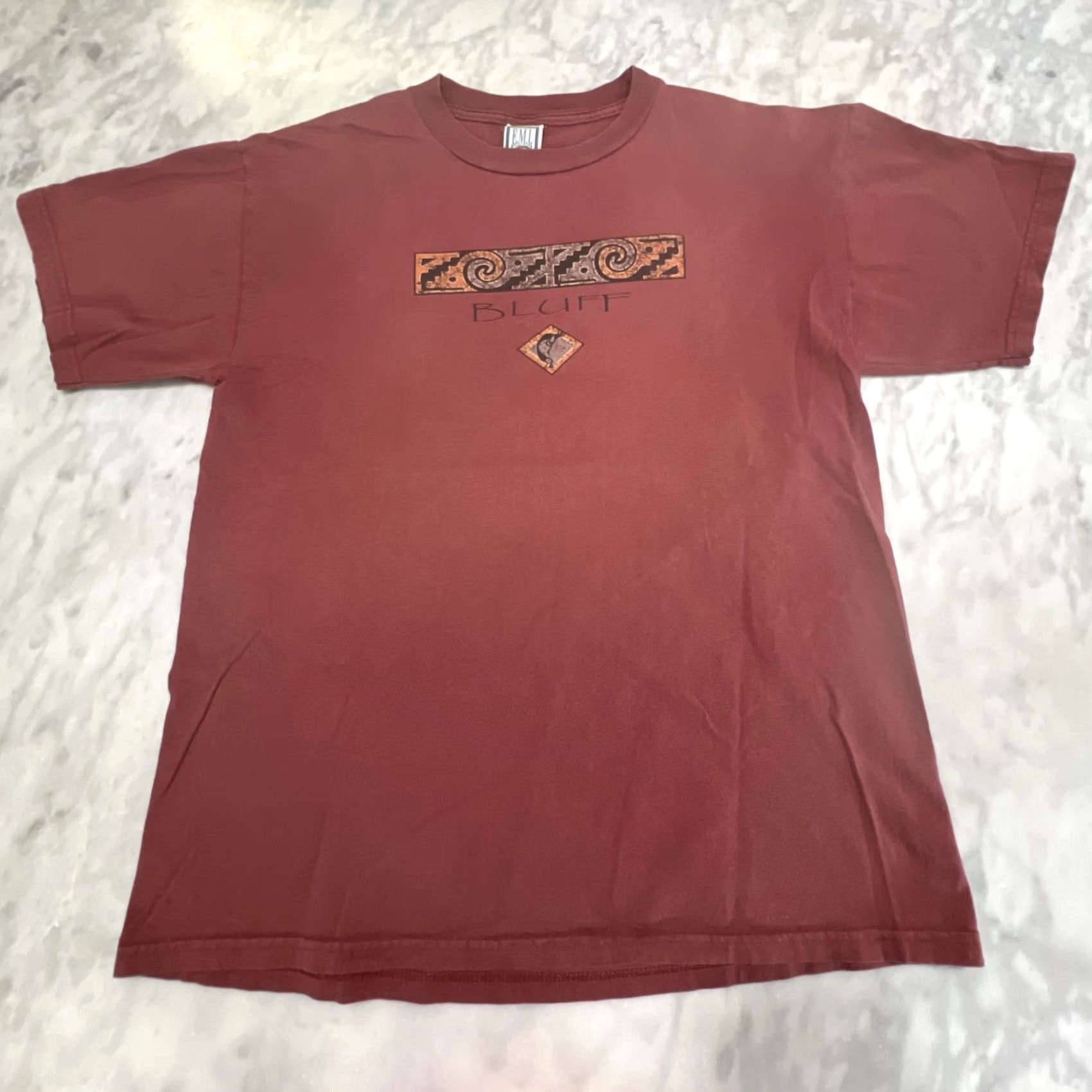 Vintage VINTAGE Bluff Utah Southwestern T Shirt Large Kokopelli Geometric Cotton Size US L / EU 52-54 / 3 - 3 Thumbnail