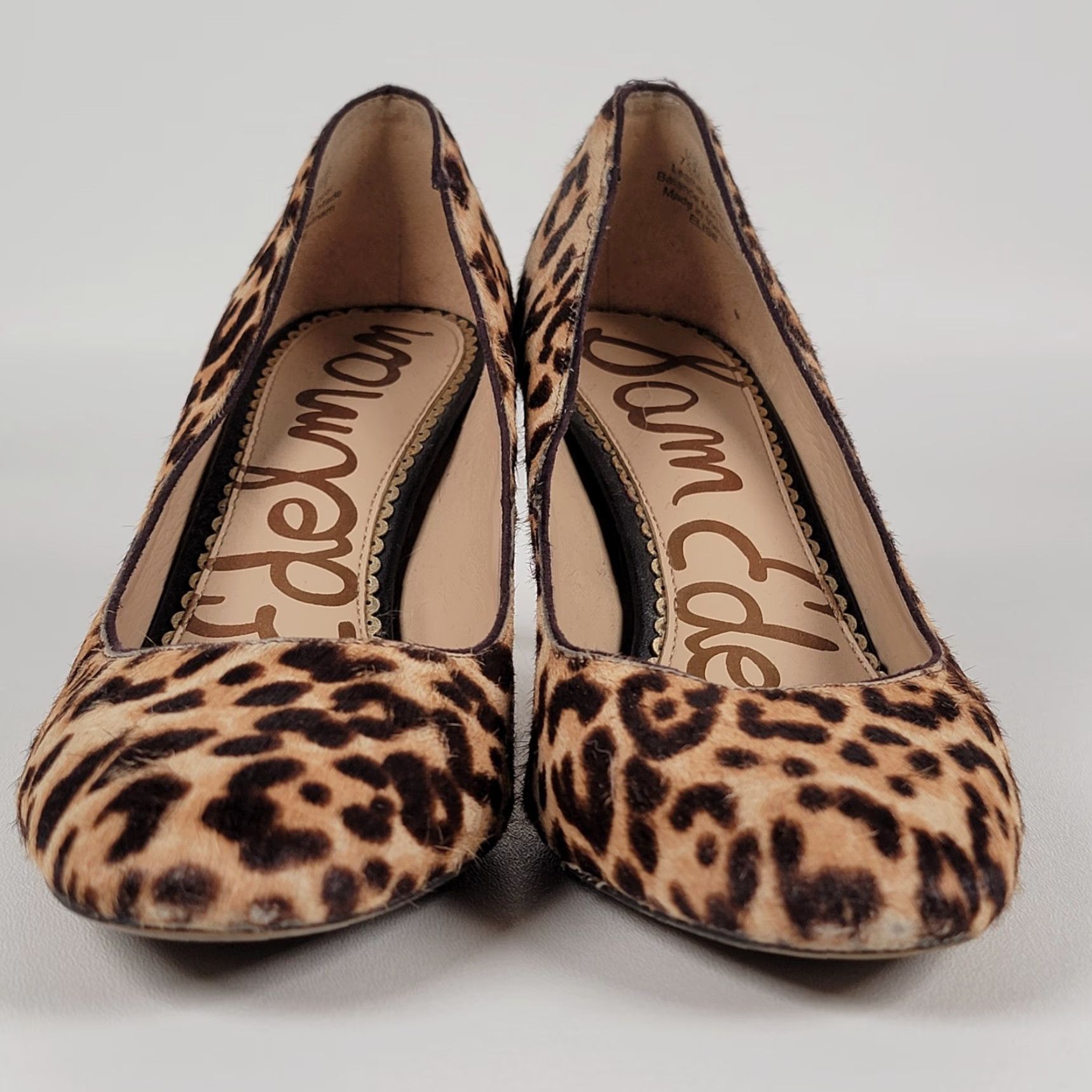 Sam Edelman Sam Edelman Stillson Leopard Leather Pumps Women's Pump 7.5 Animal Print Multicolor Leopard Stiletto Heel Size US 8 / IT 38 - 3 Thumbnail