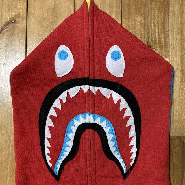 Bape 2010 BAPE Neon Shark Full Zip Hoodie a bathing ape NIGO Size US XL / EU 56 / 4 - 3 Thumbnail