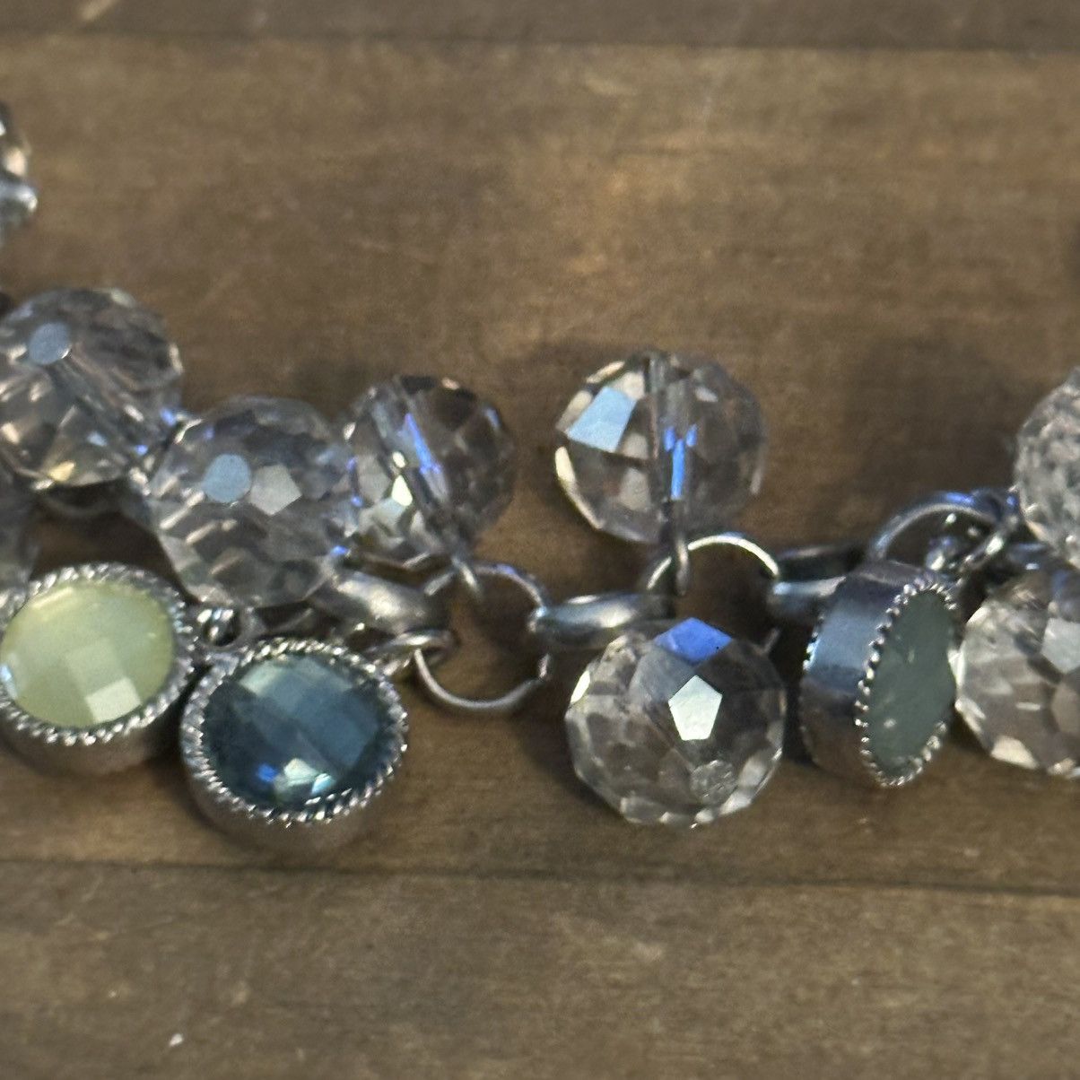 Vera Wang Simply Vera Vera Wang silver tone cluster bead necklace Size ONE SIZE - 6 Thumbnail