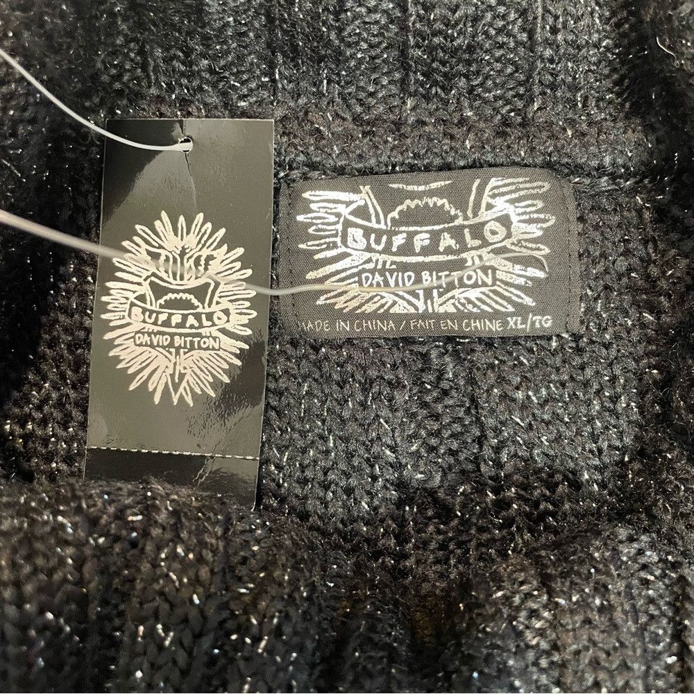 Buffalo David Bitton NWT New $98 Buffalo David Bitton Off Shoulder Black Silver Size XL / US 12-14 / IT 48-50 - 6 Thumbnail