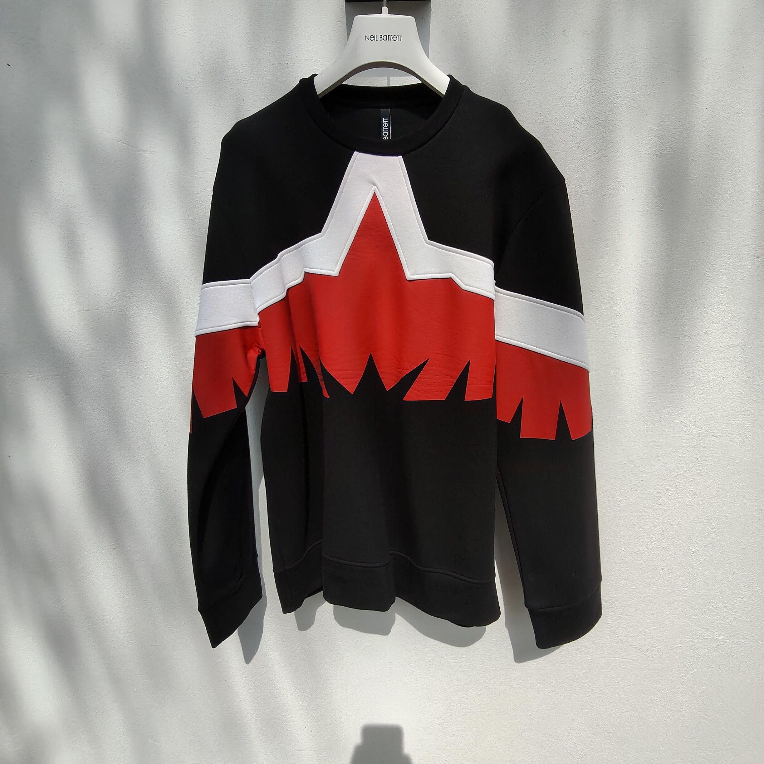 Neil Barrett Framis eagle neoprene sweatshirt Size US L / EU 52-54 / 3 - 1 Thumbnail