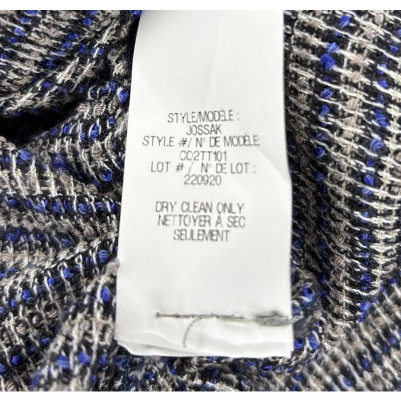 Theory THEYSKENS' THEORY Jossak Jacket Women’s Tweed Jacket | Sz 10 Size L / US 10 / IT 46 - 7 Thumbnail