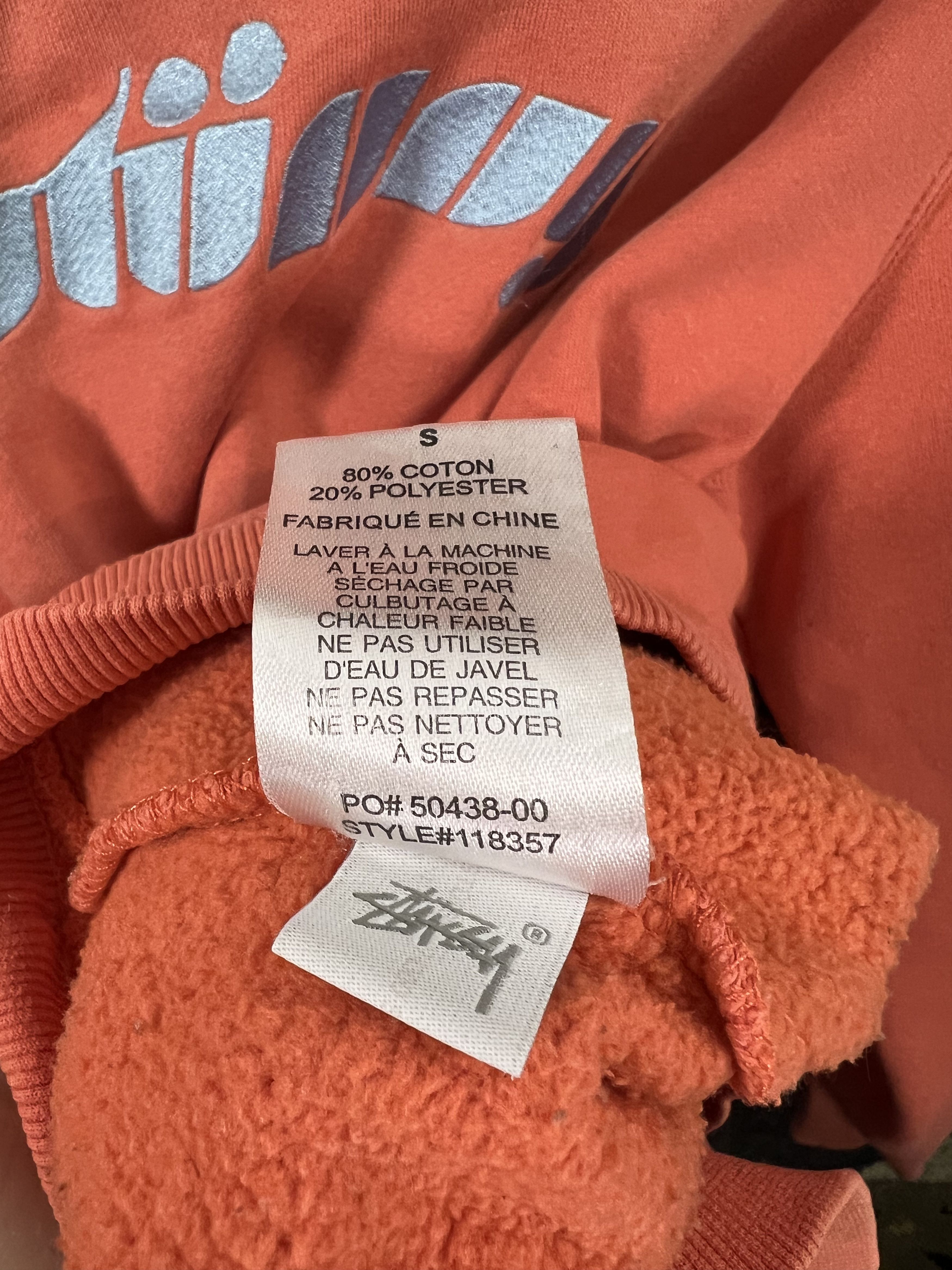 Stussy Pink Stussy Embroidered Spellout Hoodie Size Small Size US S / EU 44-46 / 1 - 4 Thumbnail