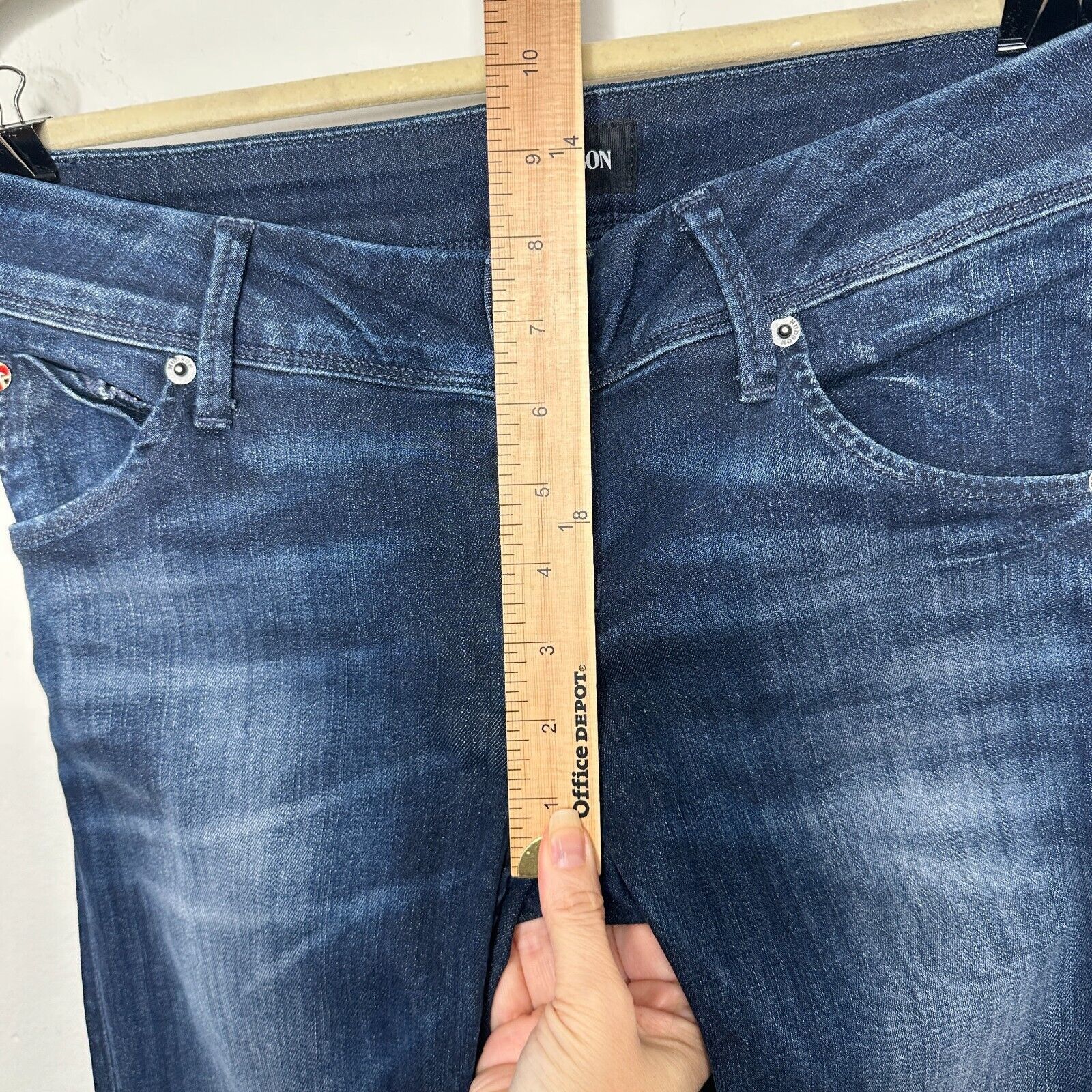 Hudson Hudson Collin Blue Wash Electric Clover Skinny Jeans 26 Size 26" / US 2 / IT 38 - 13 Thumbnail