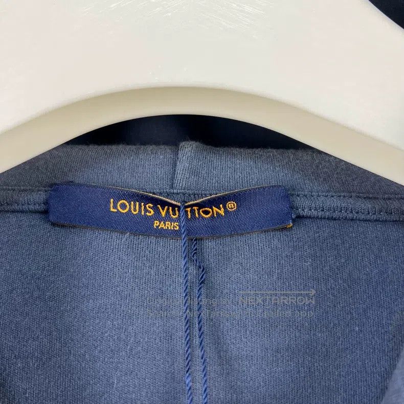 Louis Vuitton Louis Vuitton FW24 Solid Worn Hooded Logo Embroidered Pear Size US M / EU 48-50 / 2 - 4 Thumbnail