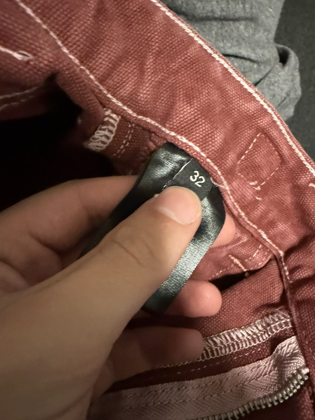 Etelier Gallery Destroyed Wine Denim Size US 32 / EU 48 - 4 Thumbnail