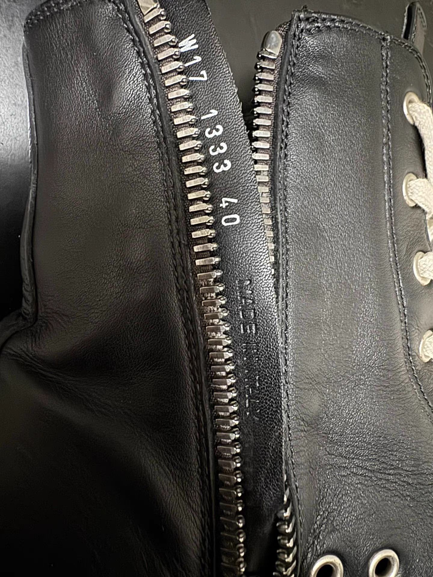 Rick Owens Rick Owens leather Converse high-top sneakers Size US 7 / EU 40 - 9 Thumbnail