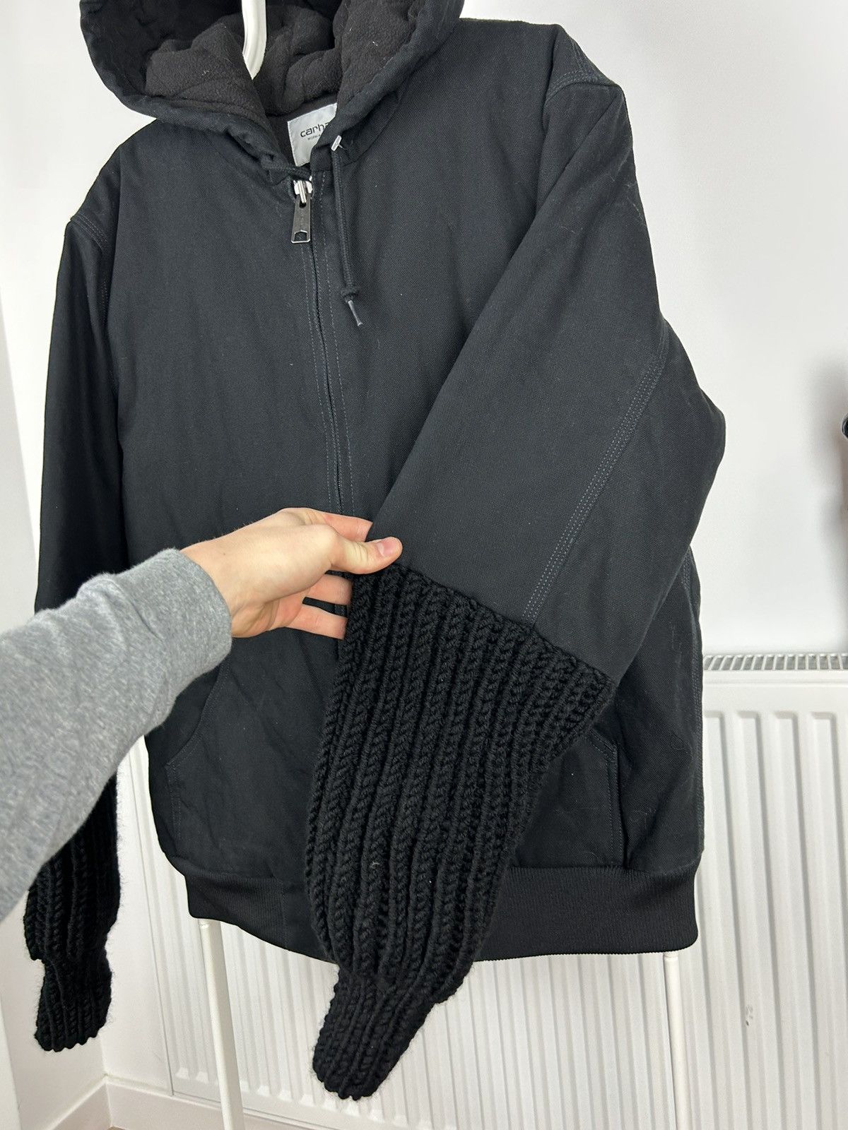Carhartt × Vintage CARHARTT VINTAGE ACTIVE DETROIT BLACK JACKET FADED Size US L / EU 52-54 / 3 - 4 Thumbnail