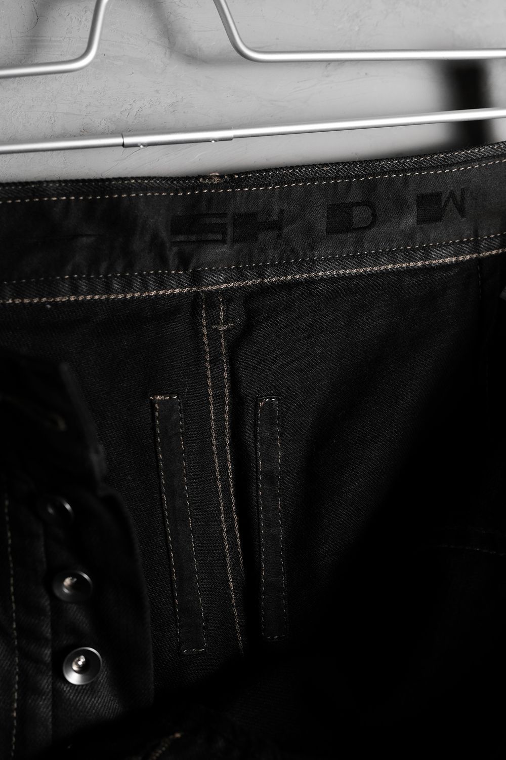 Rick Owens Drkshdw Rick Owens DRKSHDW Waxed Denim Skirt Jeans Size US 32 / EU 48 - 4 Thumbnail