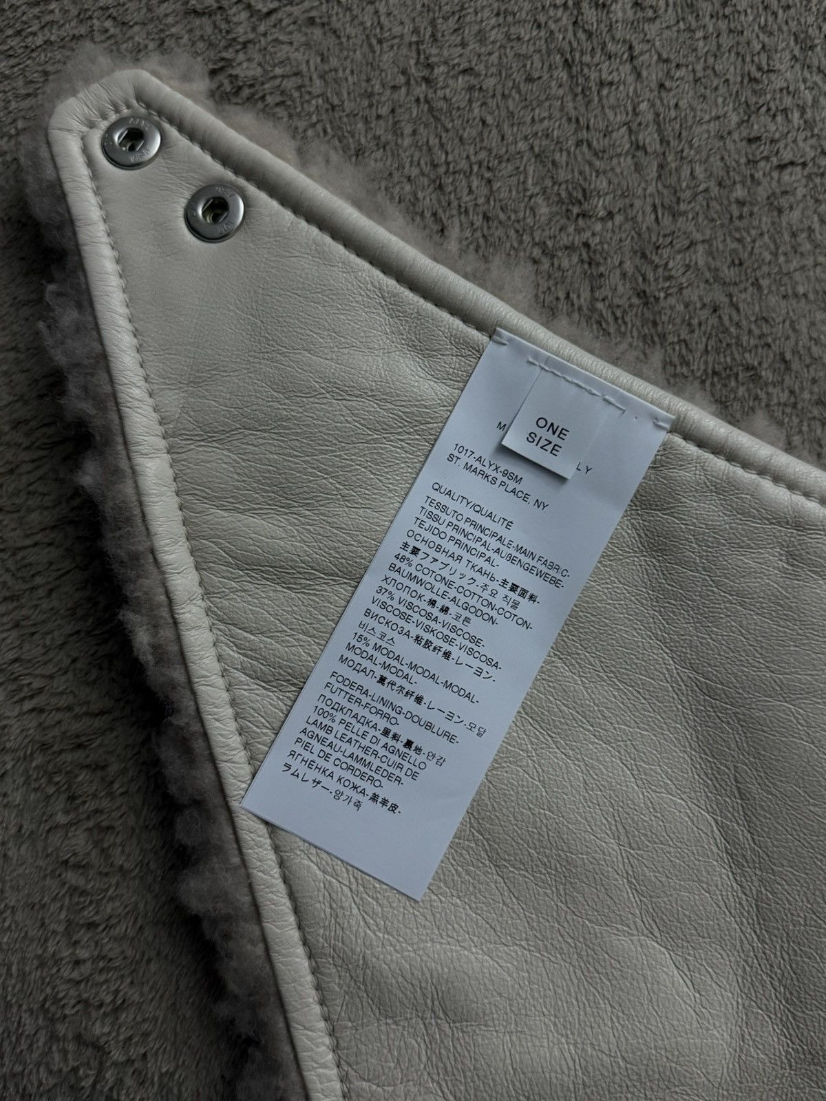 1017 ALYX 9SM 1017 ALYX 9SM Beige Polar Bandana Scarf Size ONE SIZE - 7 Thumbnail