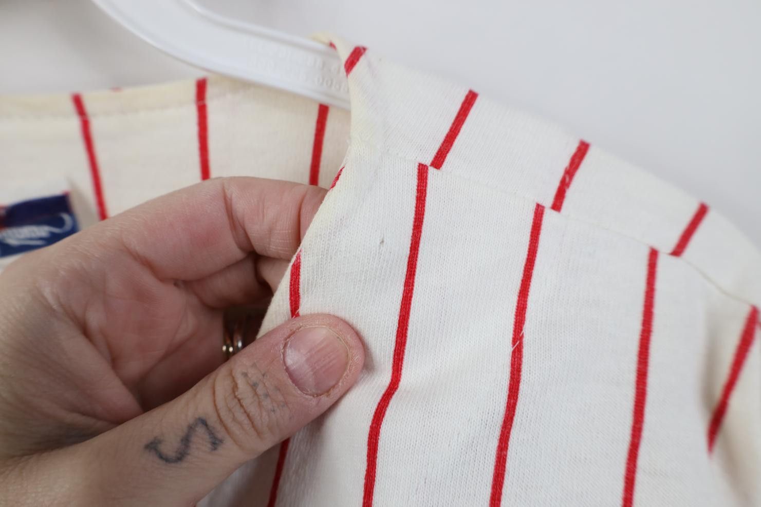 Vintage Vintage 90s Sunflower Pinstriped Baseball Jersey Shirt USA Size XXL / US 16-18 / IT 52-54 - 11 Thumbnail