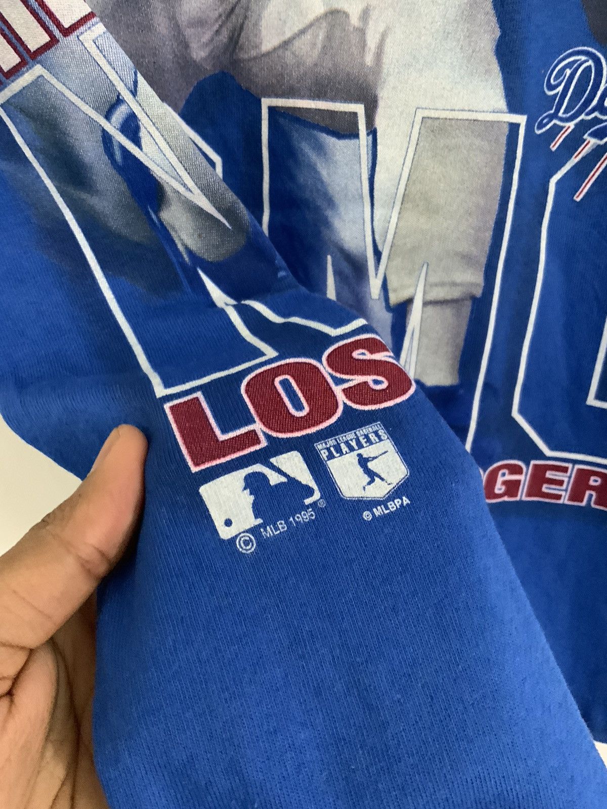 Salem Sportswear Vintage Hideo Nomo Los Angeles Dodgers ‘95 Tee Size US M / EU 48-50 / 2 - 11 Thumbnail