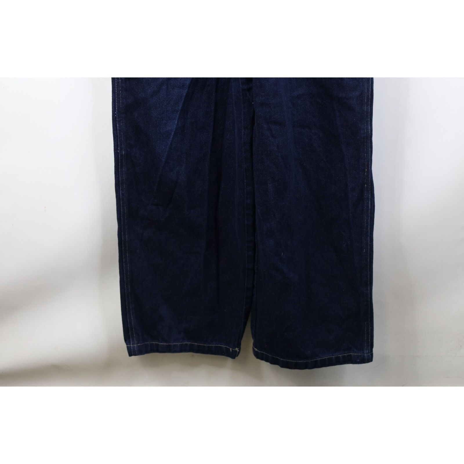 Vintage Vintage Y2K Streetwear Babydoll Wide Leg Denim Overalls Size 28" / US 6 / IT 42 - 5 Thumbnail