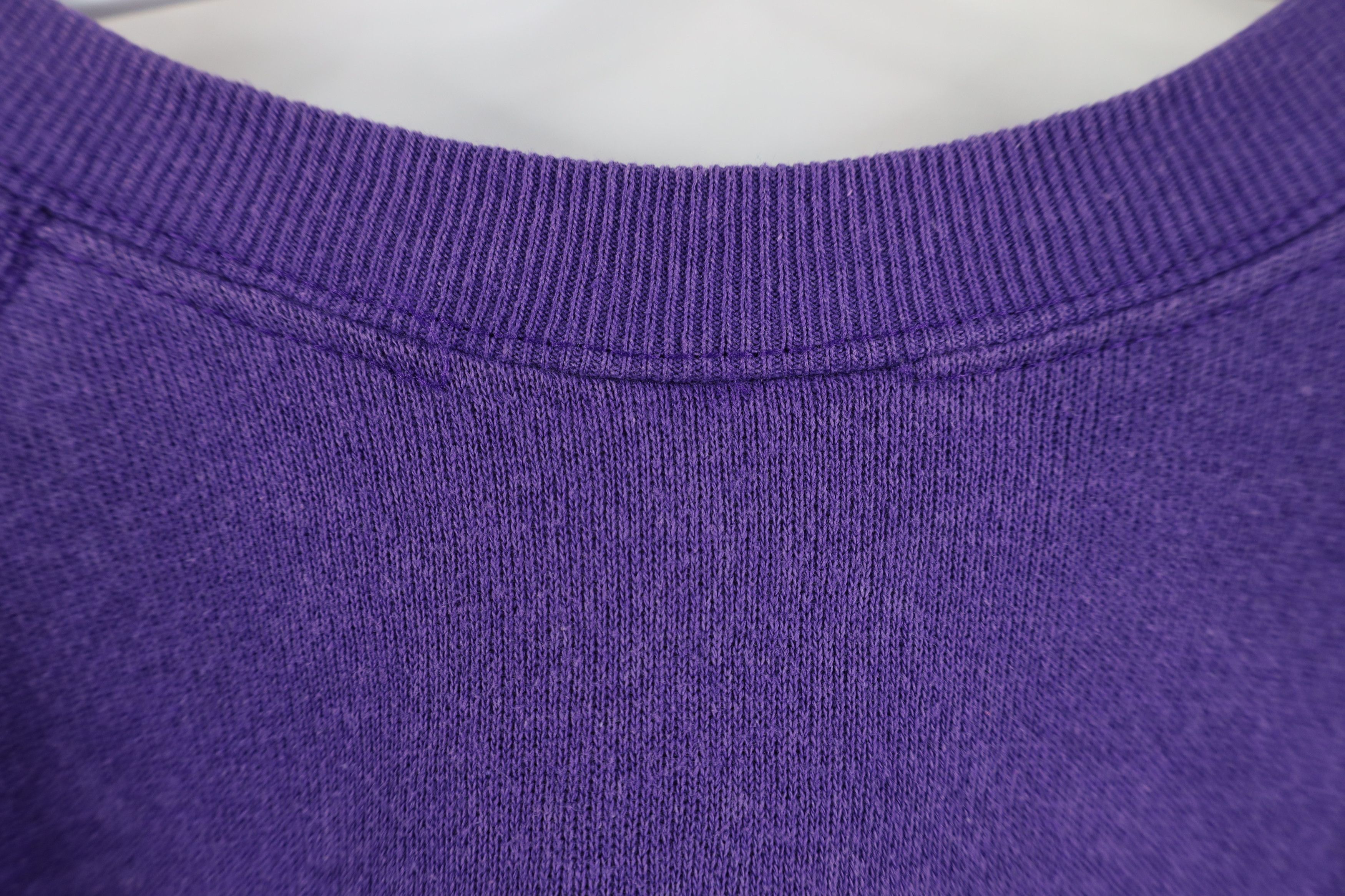 Vintage Vintage 90s Hills University Jaguars Sweatshirt Purple USA Size XL / US 12-14 / IT 48-50 - 10 Thumbnail
